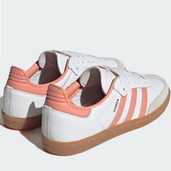 adidas Samba OG White Wonder Clay Pink - Picture 3 of 14